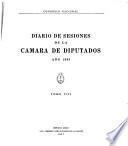 Diario de sesiones de la Cámara de Diputados