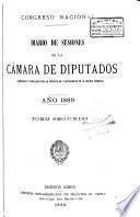 Diario de sesiones de la Cámara de Diputados