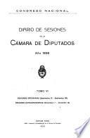 Diario de sesiones de la Cámara de Diputados