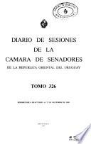 Diario de sesiones de la Cámara de Senadores de la República Oriental del Uruguay
