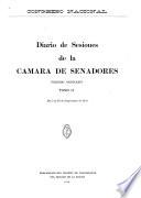 Diario de sesiones de la Cámara de Senadores