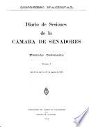 Diario de sesiones de la Cámara de Senadores