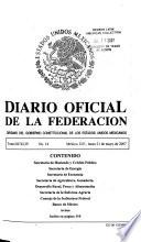 Diario oficial de la federación