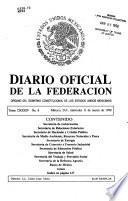 Diario oficial de la federación