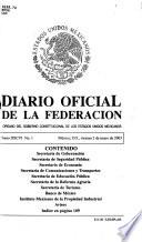 Diario oficial de la federación