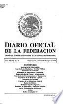 Diario oficial de la federación