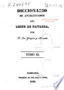Diccionario de antigüedades del reino de Navarra