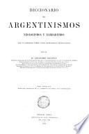 Diccionario de argentinismos