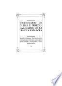 Diccionario de dudas e irregularidades de la lengua española