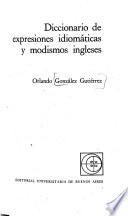 Diccionario de expresiones idiomáticas y modismos ingléses