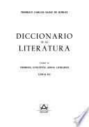 Diccionario de la literatura: Términos, conceptos, ismos literarios, letras H-Z
