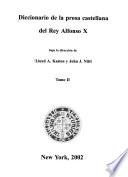 Diccionario de la prosa castellana del Rey Alfonso X