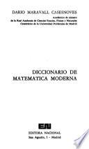 Diccionario de matemática moderna