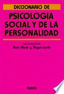Diccionario de psicología social y de la personalidad