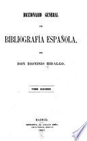 Diccionario general de bibliografia española