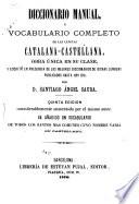 Diccionario manual, ó Vocabulario completo de las lenguas catalana-castellana obra única en su classe y escrita en presencia de los mejores diccionarios de dichas lenguas publicados hasta hoy dia por Santiago Ángel Saura