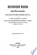 Diccionario marino español-inglés para uso del Colegio Naval