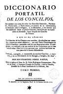 Diccionario portatil de los concilios