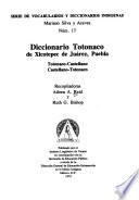 Diccionario totonaco de Xicotepec de Juárez, Puebla