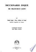 Diccionario zoque de Francisco León
