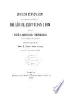 Discurso pronunciado en la solemne inauguracion del año académico de 1868 a 1869 en las escuelas profesionales y preparatoria para carreras superiores... el día 1 de octubre de 1868