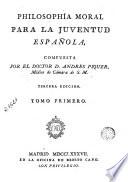 Discurso sobre la aplicacion de la filosofía á los asuntos de religion para la juventud española