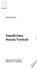 Duodécima poesía vertical