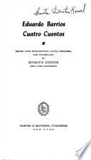 EDUARDO BARRIOS CUATRO CUENTOS