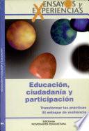 Educación, ciudadanía y participación