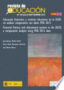 Educación financiera y sistemas educativos en la OCDE: un análisis comparativo con datos PISA 2012