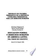 Educación formal y derechos humanos en América Latina