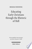 Libro Educating Early Christians through the Rhetoric of Hell
