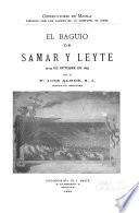 El baguio de Samar y Leyte, 12-13 de octubre de 1897