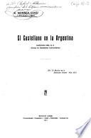 El castellano en la Argentina