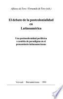 El debate de la postcolonialidad en Latinoamérica