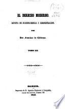 El Derecho moderno
