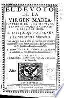 El devoto de la Virgen Maria