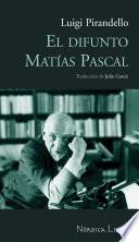 El difunto Matías Pascal