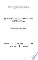 El espíritu de la constitución cubana de 1940