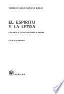 El espíritu y la letra