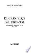 El gran viaje del Dios-Sol