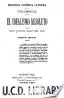 El idealismo absoluto