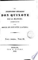 El Ingenioso hidalgo don Quixote de la Mancha,3