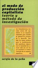El modo de producción capitalista