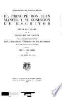 El principe Don Juan Manuel y su condicion de escritor
