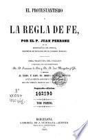 El protestantismo y la regla de fe