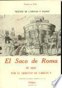 El saco de Roma de 1527 por el ejército de Carlos V