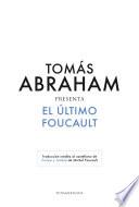 Libro El último Foucault
