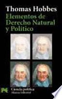 Elementos de derecho natural y político