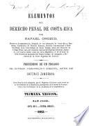 Elementos del derecho penal de Costa-Rica